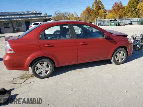 2011 Chevrolet Aveo 1LT with VIN KL1TD5DE6BB204921, listed as a Copart auction lot 76540974 with 71,165 mi miles and Salvage title. Bid and sale history available at DreamBid. Image 3.