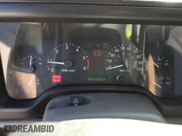 1997 Jeep Wrangler Sport with VIN 1J4FY19S0VP543158, listed as a Copart auction lot 80878565 with 301,693 mi miles and Salvage title. Bid and sale history available at DreamBid. Image 9.
