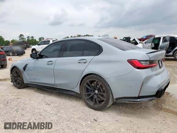 2022 BMW M3 с VIN WBS53AY00NFL69414, выставлен на аукционе Copart как лот 56753065 с пробегом 20 837 миль миль и Списание • Salvage title. История ставок и продаж доступна на DreamBid. Изображение 2.
