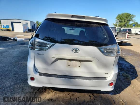 2013 Toyota Sienna SE with VIN 5TDXK3DC8DS362398, listed as a Copart auction lot 81812945 with 162,776 mi miles and Salvage title. Bid and sale history available at DreamBid. Image 6.
