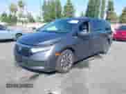 2024 Honda Odyssey EX-L with VIN 5FNRL6H66RB001727, listed as a IAAI auction lot 42725197 with 11,633 mi miles and . Bid and sale history available at DreamBid. Image 2.