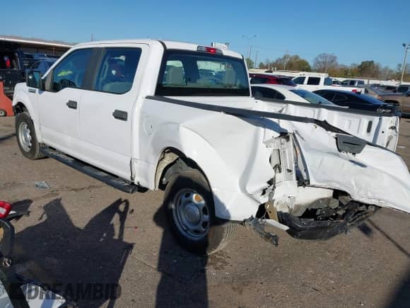 2019 Ford F-150 XL with VIN 1FTEW1CB7KKF01935, listed as a IAAI auction lot 41224968 with 52,864 mi miles and . Bid and sale history available at DreamBid. Image 3.