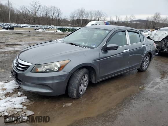 2012 Honda Accord LX Premium with VIN 1HGCP2F47CA041207, listed as a Copart auction lot 44384625 with 130,639 mi miles and Salvage title. Bid and sale history available at DreamBid. Image 1.