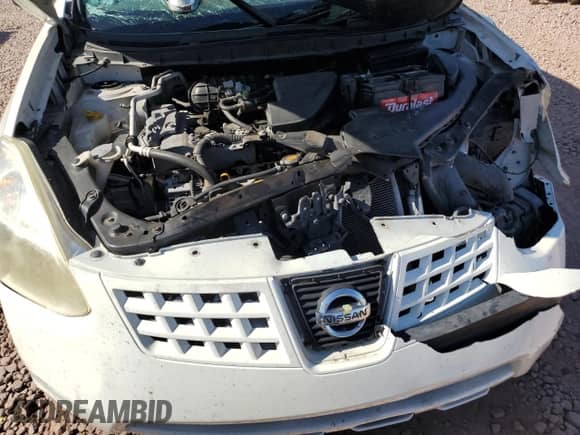 2008 Nissan Rogue SL with VIN JN8AS58T48W000493, listed as a Copart auction lot 58007765 with 184,470 mi miles and Salvage title. Bid and sale history available at DreamBid. Image 12.