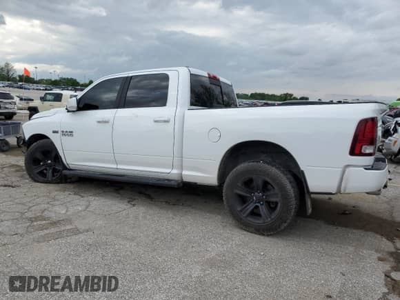 2017 Ram 1500 Sport with VIN 1C6RR7UT4HS766511, listed as a Copart auction lot 54931515 with 131,083 mi miles and Clean title. Bid and sale history available at DreamBid. Image 2.
