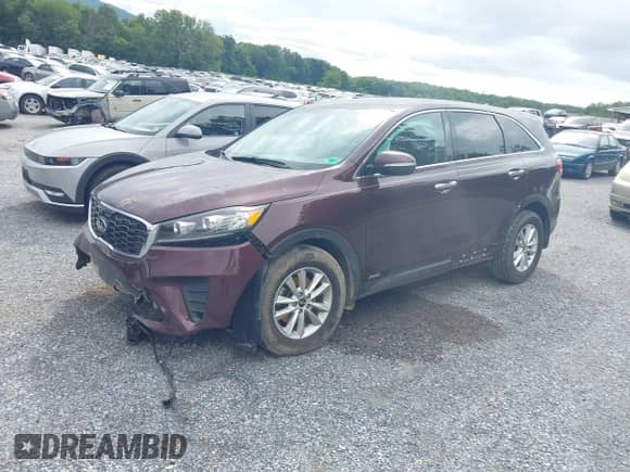 2019 Kia Sorento LX with VIN 5XYPGDA50KG554342, listed as a IAAI auction lot 42756320 with 124,141 mi miles and . Bid and sale history available at DreamBid. Image 18.