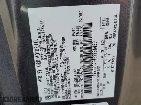 2014 Ford Mustang GT z VIN 1ZVBP8CF4E5286459, wystawiony jako Copart lot #71846495 z przebiegiem 30 372 mil mil oraz Szkoda całkowita • Salvage title. Historia ofert i sprzedaży dostępna na DreamBid. Obrazek 12.