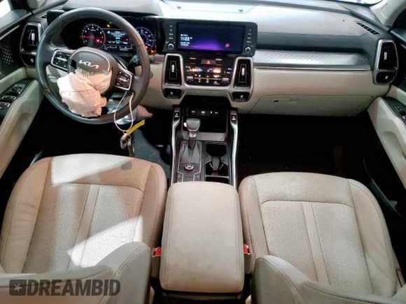 2023 Kia Sorento S with VIN 5XYRL4LC4PG234349, listed as a Copart auction lot 67792275 with 19,686 mi miles and Salvage title. Bid and sale history available at DreamBid. Image 8.