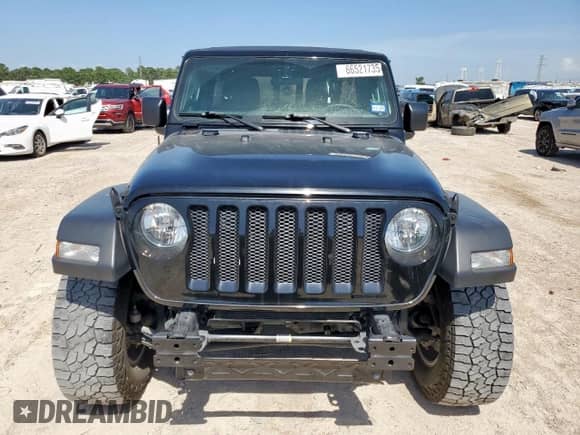 2023 Jeep Wrangler Sport S with VIN 1C4HJXDG7PW526195, listed as a Copart auction lot 66521735 with 54,082 mi miles and Salvage title. Bid and sale history available at DreamBid. Image 5.