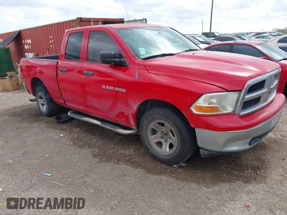 2011 Ram 1500 ST with VIN 1D7RB1GK8BS560540, listed as a IAAI auction lot 41496066 with 206,266 mi miles and . Bid and sale history available at DreamBid. Image 1.