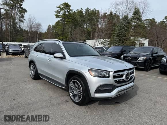 2021 Mercedes-Benz GLS 450 with VIN 4JGFF5KE1MA481094, listed as a Copart auction lot 54084795 with 88,948 mi miles and Clean title. Bid and sale history available at DreamBid. Image 1.