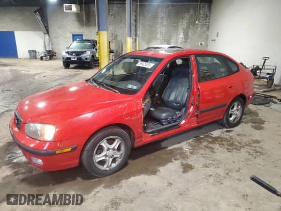 2003 Hyundai Elantra GT z VIN KMHDN55D83U096111, wystawiony jako Copart lot #56905565 z przebiegiem 108 230 mil mil oraz Szkoda całkowita • Salvage title. Historia ofert i sprzedaży dostępna na DreamBid. Obrazek 1.