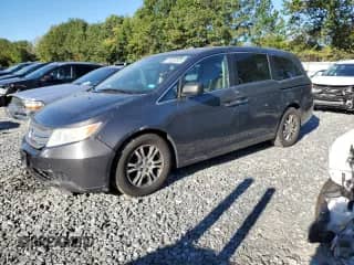 2013 Honda Odyssey EX-L с VIN 5FNRL5H68DB058191, выставлен на аукционе Copart как лот 85085505 с пробегом 168 828 миль миль и Чистый • Clean title. История ставок и продаж доступна на DreamBid. Изображение 1.