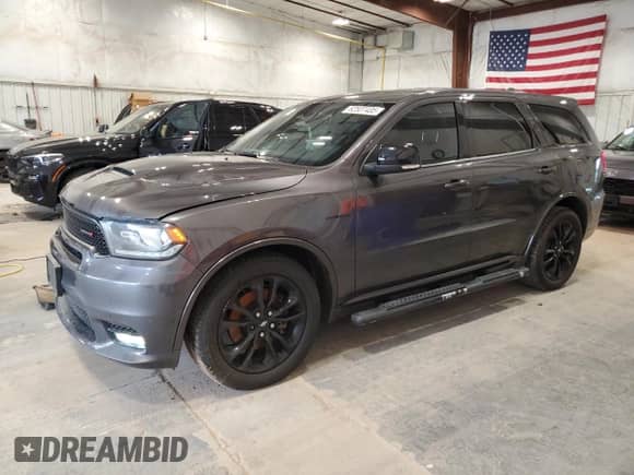 2020 Dodge Durango R/T with VIN 1C4SDHCT3LC380956, listed as a Copart auction lot 62507435 with 77,926 mi miles and Salvage title. Bid and sale history available at DreamBid. Image 1.