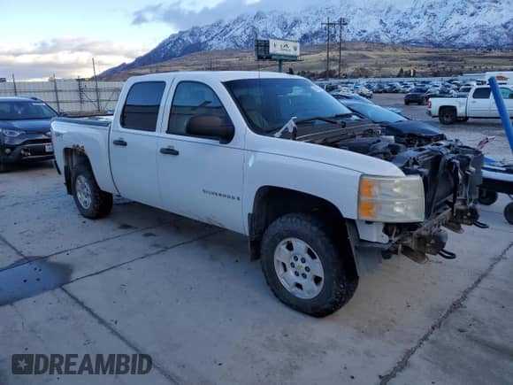 2007 Chevrolet Silverado 1500 Work Truck with VIN 2GCEK13CX71510673, listed as a Copart auction lot 85056024 with Not provided miles and Salvage title. Bid and sale history available at DreamBid. Image 4.