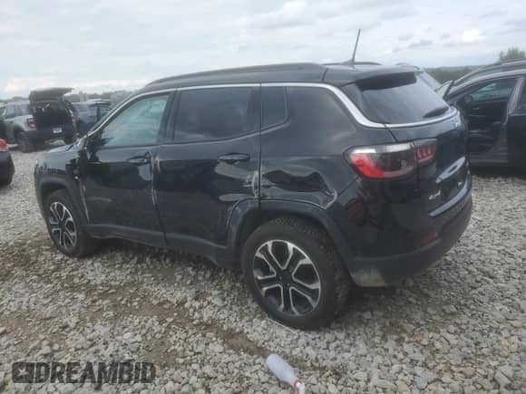 2023 Jeep Compass Limited with VIN 3C4NJDCNXPT506546, listed as a Copart auction lot 82047325 with 43,427 mi miles and Non repairable. Bid and sale history available at DreamBid. Image 2.