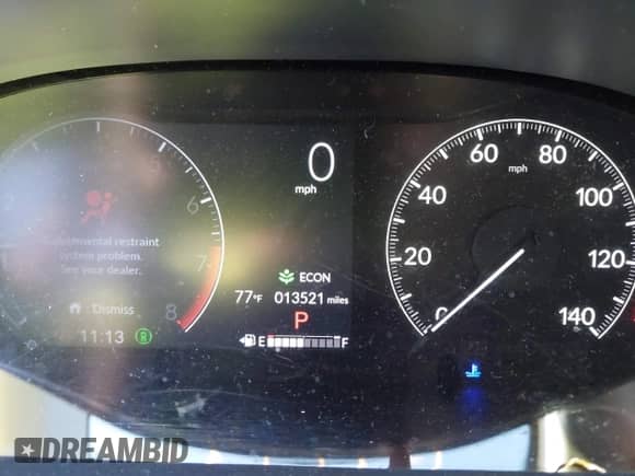 2023 Honda HR-V LX with VIN 3CZRZ2H35PM718846, listed as a IAAI auction lot 43323825 with 13,521 mi miles and . Bid and sale history available at DreamBid. Image 7.