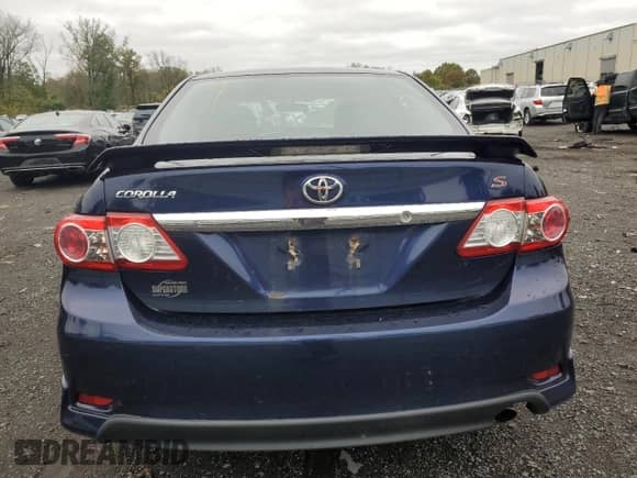 2011 Toyota Corolla S with VIN 2T1BU4EE8BC635114, listed as a Copart auction lot 86159335 with Not provided miles and Salvage title. Bid and sale history available at DreamBid. Image 6.