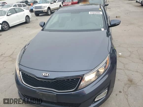 2015 Kia Optima LX with VIN KNAGM4A71F5562360, listed as a Copart auction lot 81652095 with 105,069 mi miles and Salvage title. Bid and sale history available at DreamBid. Image 5.