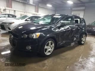 2014 Chevrolet Sonic LTZ with VIN 1G1JE6SB4E4113191, listed as a Copart auction lot 84648704 with 98,133 mi miles and Salvage title. Bid and sale history available at DreamBid. Image 1.