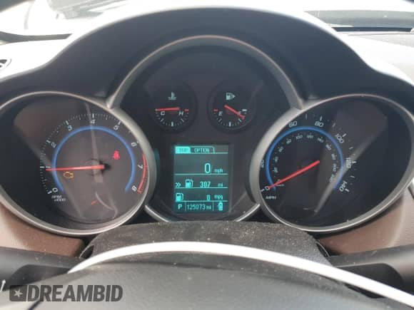 2015 Chevrolet Cruze LT with VIN 1G1PE5SB6F7201499, listed as a Copart auction lot 80032115 with 125,073 mi miles and Salvage title. Bid and sale history available at DreamBid. Image 9.