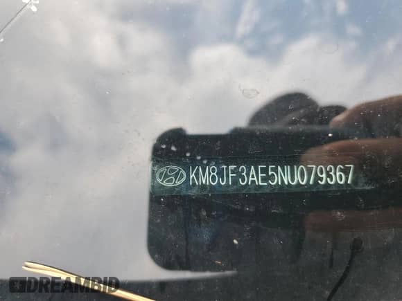 2022 Hyundai Tucson XRT z VIN KM8JF3AE5NU079367, wystawiony jako Copart lot #63818745 z przebiegiem Nie podano mil oraz Szkoda całkowita • Salvage title. Historia ofert i sprzedaży dostępna na DreamBid. Obrazek 13.