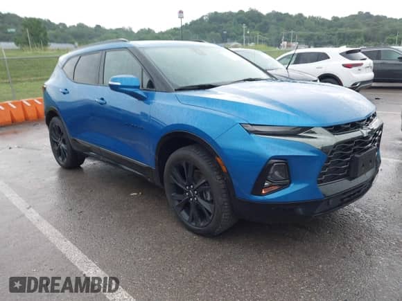 2020 Chevrolet Blazer RS with VIN 3GNKBKRS6LS698542, listed as a IAAI auction lot 42416623 with 46,641 mi miles and . Bid and sale history available at DreamBid. Image 1.