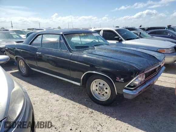 1966 Chevrolet Chevelle с VIN 136176F110107, выставлен на аукционе Copart как лот 77019024 с пробегом 31 375 миль миль и Списание • Salvage title. История ставок и продаж доступна на DreamBid. Изображение 4.
