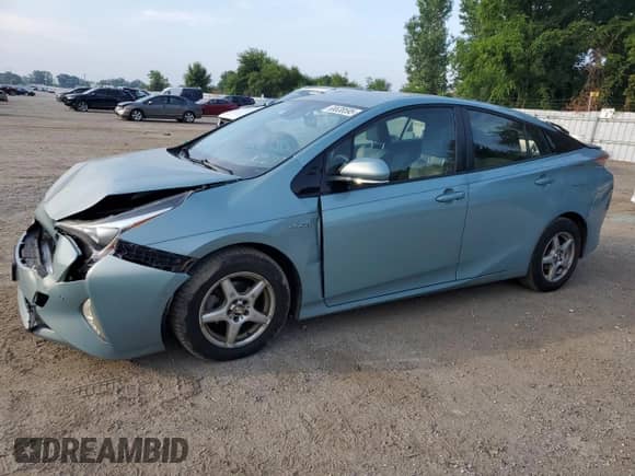 2017 Toyota Prius Two z VIN JTDKBRFU7H3053094, wystawiony jako Copart lot #66638595 z przebiegiem 142 769 mil mil oraz Szkoda całkowita • Salvage title. Historia ofert i sprzedaży dostępna na DreamBid. Obrazek 1.