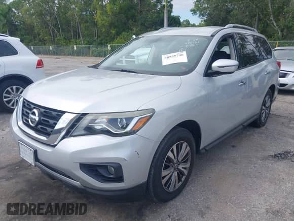 2018 Nissan Pathfinder S with VIN 5N1DR2MN9JC637022, listed as a IAAI auction lot 40555746 with 96,269 mi miles and . Bid and sale history available at DreamBid. Image 18.