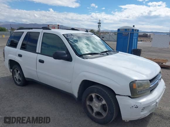 2007 Chevrolet TrailBlazer LS with VIN 1GNDS13S872246363, listed as a IAAI auction lot 43427152 with 227,368 mi miles and . Bid and sale history available at DreamBid. Image 1.