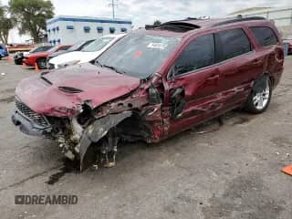 2023 Dodge Durango R/T Plus с VIN 1C4SDHCT3PC553512, выставлен на аукционе Copart как лот 64634575 с пробегом 60 481 миль миль и Списание • Salvage title. История ставок и продаж доступна на DreamBid. Изображение 1.