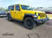 2021 Jeep Wrangler Unlimited Sport S with VIN 1C4HJXDN4MW744315, listed as a IAAI auction lot 42242941 with 35,344 mi miles and . Bid and sale history available at DreamBid. Image 1.