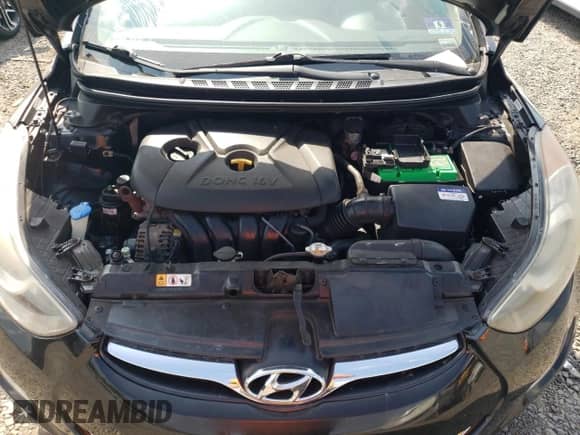 2012 Hyundai Elantra GLS with VIN KMHDH4AE9CU253967, listed as a Copart auction lot 80486015 with 128,563 mi miles and Salvage title. Bid and sale history available at DreamBid. Image 11.