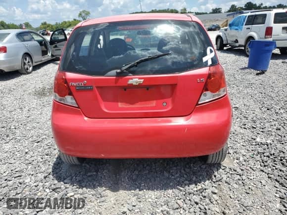 2008 Chevrolet Aveo LS с VIN KL1TD666X8B186640, выставлен на аукционе Copart как лот 65333795 с пробегом 202 157 миль миль и Списание • Salvage title. История ставок и продаж доступна на DreamBid. Изображение 6.