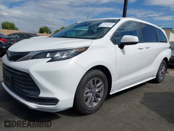 2023 Toyota Sienna LE с VIN 5TDKRKEC7PS154399, выставлен на аукционе IAAI как лот 43433021 с пробегом 51 777 миль миль и . История ставок и продаж доступна на DreamBid. Изображение 2.