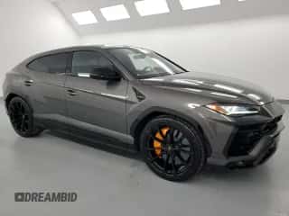 2022 Lamborghini Urus with VIN ZPBUA1ZLXNLA16447, listed as a Copart auction lot 69403664 with 28,166 mi miles and Salvage title. Bid and sale history available at DreamBid. Image 4.