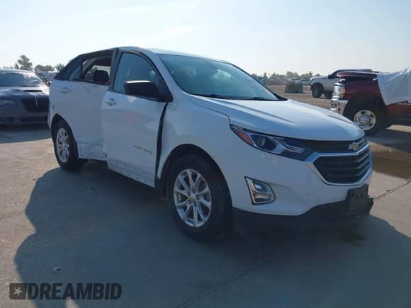2021 Chevrolet Equinox LS z VIN 3GNAXHEV7MS104283, wystawiony jako IAAI lot #42907812 z przebiegiem 127 183 mil mil oraz . Historia ofert i sprzedaży dostępna na DreamBid. Obrazek 1.