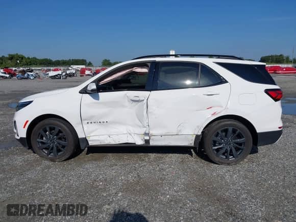 2023 Chevrolet Equinox RS with VIN 3GNAXMEG3PS155259, listed as a IAAI auction lot 42639984 with 27,999 mi miles and . Bid and sale history available at DreamBid. Image 14.