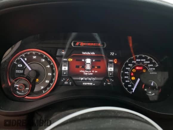 2019 Ram 1500 Rebel z VIN 1C6RRELT1KN893924, wystawiony jako Copart lot #83467154 z przebiegiem 157 946 mil mil oraz Szkoda całkowita • Salvage title. Historia ofert i sprzedaży dostępna na DreamBid. Obrazek 9.