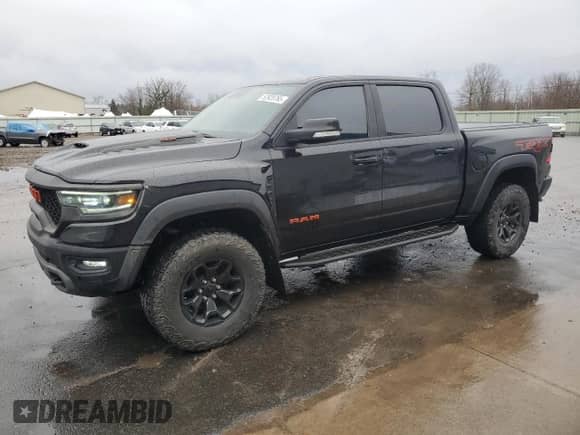 2021 Ram 1500 TRX с VIN 1C6SRFU99MN758770, выставлен на аукционе Copart как лот 52928765 с пробегом 59 155 миль миль и Списание • Salvage title. История ставок и продаж доступна на DreamBid. Изображение 1.