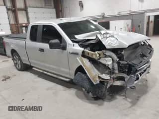 2019 Ford F-150 XL with VIN 1FTEX1EP3KKF21105, listed as a IAAI auction lot 41774405 with 51,514 mi miles and . Bid and sale history available at DreamBid. Image 1.