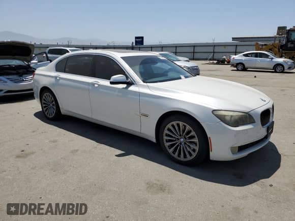 2011 BMW 7 Series 740Li with VIN WBAKB4C57BC574160, listed as a Copart auction lot 62334395 with 138,771 mi miles and Clean title. Bid and sale history available at DreamBid. Image 4.