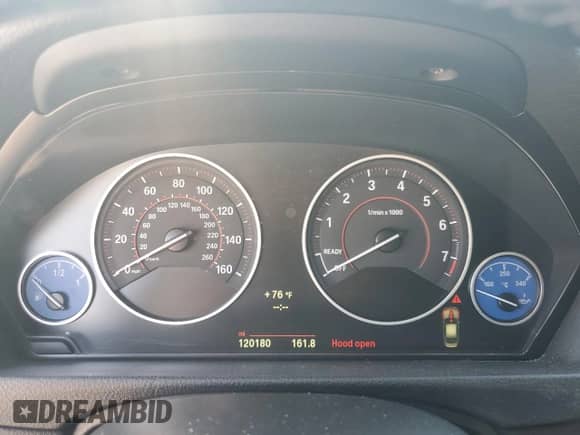 2014 BMW 3 Series 328i z VIN WBA3A5C51EP603596, wystawiony jako Copart lot #80435475 z przebiegiem 120 180 mil mil oraz Szkoda całkowita • Salvage title. Historia ofert i sprzedaży dostępna na DreamBid. Obrazek 9.