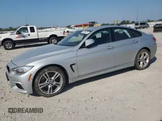 2015 BMW 4 Series 428i xDrive z VIN WBA4A7C50FD415400, wystawiony jako Copart lot #65636405 z przebiegiem Nie podano mil oraz Szkoda całkowita • Salvage title. Historia ofert i sprzedaży dostępna na DreamBid. Obrazek 1.