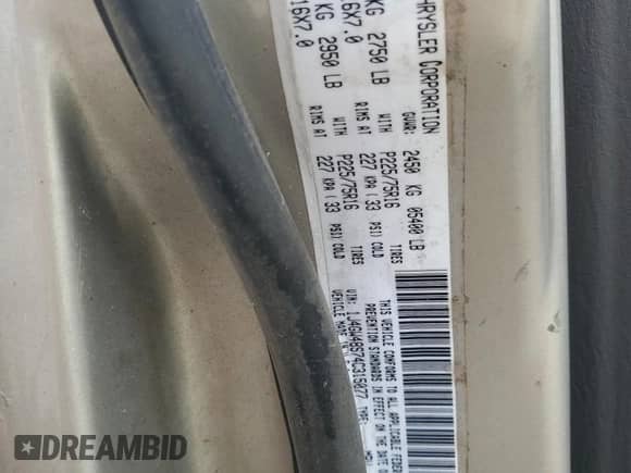 2004 Jeep Grand Cherokee Laredo с VIN 1J4GW48S74C315077, выставлен на аукционе Copart как лот 84575215 с пробегом 152 289 миль миль и Чистый • Clean title. История ставок и продаж доступна на DreamBid. Изображение 13.