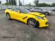 2014 Chevrolet Corvette Z51 3LT with VIN 1G1YM2D7XE5101804, listed as a Copart auction lot 80077985 with 55,821 mi miles and Salvage title. Bid and sale history available at DreamBid. Image 4.