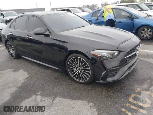 2023 Mercedes-Benz C 300 with VIN W1KAF4GB9PR128914, listed as a IAAI auction lot 42816157 with 21,389 mi miles and . Bid and sale history available at DreamBid. Image 1.