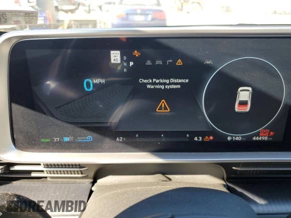 2023 Hyundai Ioniq 6 SE with VIN KMHM24AA1PA022938, listed as a Copart auction lot 81980515 with 44,498 mi miles and Salvage title. Bid and sale history available at DreamBid. Image 9.