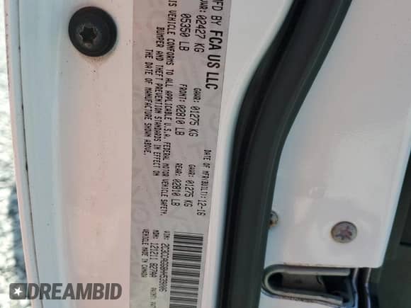 2017 Chrysler 300 S with VIN 2C3CCAGG8HH539006, listed as a Copart auction lot 80046945 with 192,982 mi miles and Salvage title. Bid and sale history available at DreamBid. Image 12.